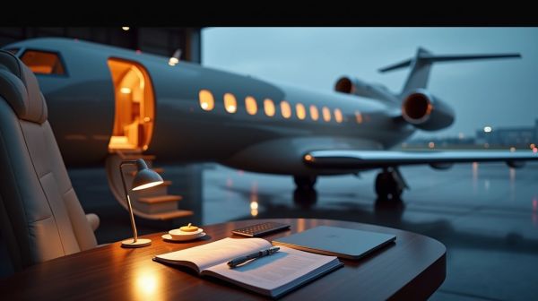 Calculate costs and options for private jet rentals