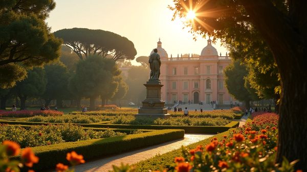 Explore the beauty of borghese gardens in rome